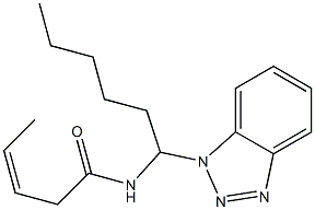 (3Z)-N-[1-(1H-1,2,3-Benzotriazol-1-yl)Hexyl]Pent-3-Enamide