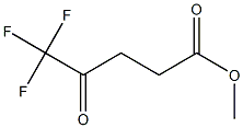 4-オキソ-5,5,5-トリフルオロ吉草酸メチル 化学構造式