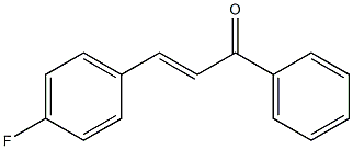 (E)-3-(4-fluorophenyl)-1-phenylprop-2-en-1-one Struktur