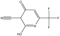 6-(trifluoromethyl)-3,4-dihydro-2-hydroxy-4-oxopyridine-3-carbonitrile