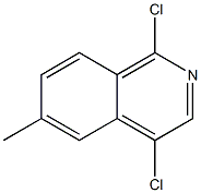 1,4-dichloro-6-methylisoquinoline Structure
