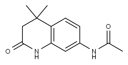 N-(4,4-DIMETHYL-2-OXO-1,2,3,4-TETRAHYDRO-QUINOLIN-7-YL)-ACETAMIDE