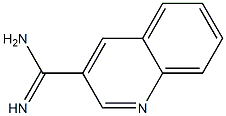 QUINOLINE-3-CARBOXIMIDAMIDE Structure