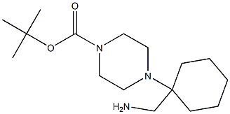 TERT-BUTYL 4-[1-(AMINOMETHYL)CYCLOHEXYL]PIPERAZINE-1-CARBOXYLATE