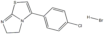 3-(4-chlorophenyl)-5,6-dihydroimidazo[2,1-b][1,3]thiazole hydrobromide Structure