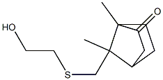7-{[(2-hydroxyethyl)thio]methyl}-1,7-dimethylbicyclo[2.2.1]heptan-2-one|