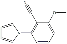 2-methoxy-6-(1H-pyrrol-1-yl)benzenecarbonitrile Structure