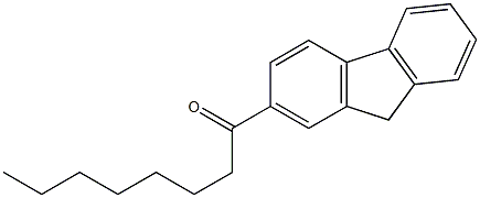 1-(9H-fluoren-2-yl)octan-1-one 结构式
