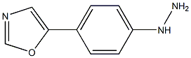 4-(Oxazol-5-yl)phenylhydrazine Struktur