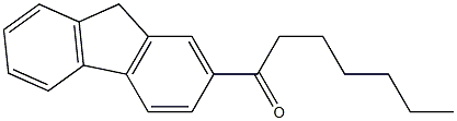1-(9H-fluoren-2-yl)heptan-1-one Struktur