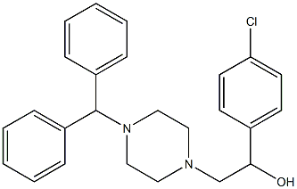 2-(4-benzhydrylpiperazino)-1-(4-chlorophenyl)-1-ethanol
