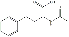 2-(acetylamino)-4-phenylbutanoic acid Structure