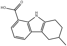 3-methyl-2,3,4,9-tetrahydro-1H-carbazole-8-carboxylic acid Structure