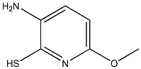 3-amino-6-methoxypyridine-2-thiol 结构式