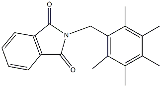 2-(2,3,4,5,6-pentamethylbenzyl)isoindoline-1,3-dione Structure