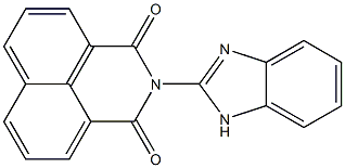 2-(1H-benzo[d]imidazol-2-yl)-2,3-dihydro-1H-benzo[de]isoquinoline-1,3-dione Structure