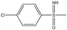 S-(4-Chlorophenyl)-S-methylsulphoximine Structure