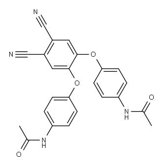 N1-(4-{2-[4-(acetylamino)phenoxy]-4,5-dicyanophenoxy}phenyl)acetamide