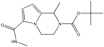 tert-butyl 1-methyl-6-[(methylamino)carbonyl]-3,4-dihydropyrrolo[1,2-a]pyrazine-2(1H)-carboxylate