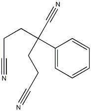3-phenylpentane-1,3,5-tricarbonitrile Structure