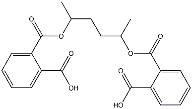 2-[({4-[(2-carboxybenzoyl)oxy]-1-methylpentyl}oxy)carbonyl]benzoic acid|