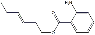 hex-3-enyl 2-aminobenzoate 结构式