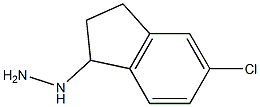 (5-chloro-2,3-dihydro-1H-inden-1-yl)hydrazine Structure