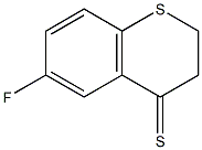 6-fluoro-2,3-dihydrothiochromene-4-thione Structure