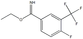 ethyl 4-fluoro-3-(trifluoromethyl)benzoimidate Structure
