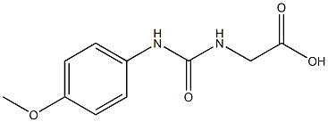 ({[(4-methoxyphenyl)amino]carbonyl}amino)acetic acid