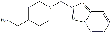 (1-{imidazo[1,2-a]pyridin-2-ylmethyl}piperidin-4-yl)methanamine Structure