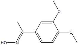 (1E)-1-(3,4-dimethoxyphenyl)ethanone oxime Structure
