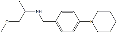 (1-methoxypropan-2-yl)({[4-(piperidin-1-yl)phenyl]methyl})amine