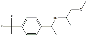 (1-methoxypropan-2-yl)({1-[4-(trifluoromethyl)phenyl]ethyl})amine|