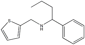 (1-phenylbutyl)(thiophen-2-ylmethyl)amine 结构式