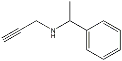 (1-phenylethyl)(prop-2-yn-1-yl)amine Struktur