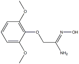 (1Z)-2-(2,6-dimethoxyphenoxy)-N'-hydroxyethanimidamide|