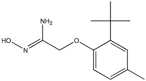 (1Z)-2-(2-tert-butyl-4-methylphenoxy)-N'-hydroxyethanimidamide
