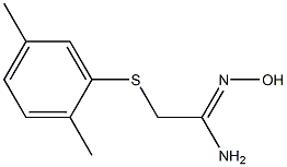(1Z)-2-[(2,5-dimethylphenyl)thio]-N'-hydroxyethanimidamide