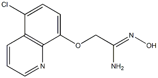 (1Z)-2-[(5-chloroquinolin-8-yl)oxy]-N'-hydroxyethanimidamide