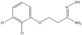 (1Z)-3-(2,3-dichlorophenoxy)-N'-hydroxypropanimidamide