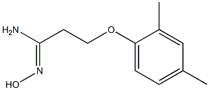 (1Z)-3-(2,4-dimethylphenoxy)-N'-hydroxypropanimidamide|