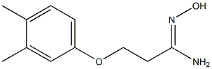(1Z)-3-(3,4-dimethylphenoxy)-N'-hydroxypropanimidamide