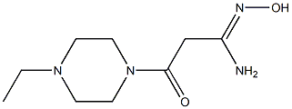 (1Z)-3-(4-ethylpiperazin-1-yl)-N'-hydroxy-3-oxopropanimidamide