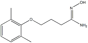 (1Z)-4-(2,6-dimethylphenoxy)-N'-hydroxybutanimidamide