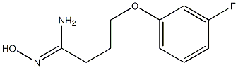 (1Z)-4-(3-fluorophenoxy)-N'-hydroxybutanimidamide