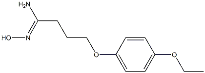 (1Z)-4-(4-ethoxyphenoxy)-N'-hydroxybutanimidamide Struktur