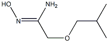 (1Z)-N'-hydroxy-2-isobutoxyethanimidamide Structure