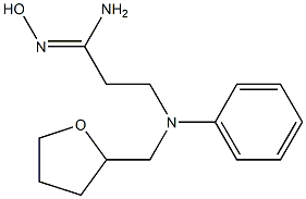 (1Z)-N'-hydroxy-3-[phenyl(tetrahydrofuran-2-ylmethyl)amino]propanimidamide