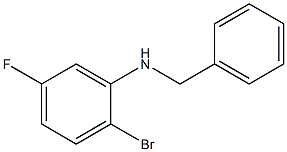 (2-bromo-5-fluorophenyl)(phenyl)methylamine Structure